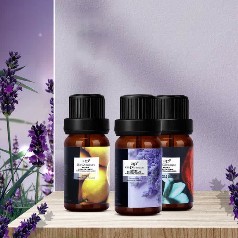 Coffret de 6 huiles essentielles d'aromathérapie pour la guérison | Sons de guérison
