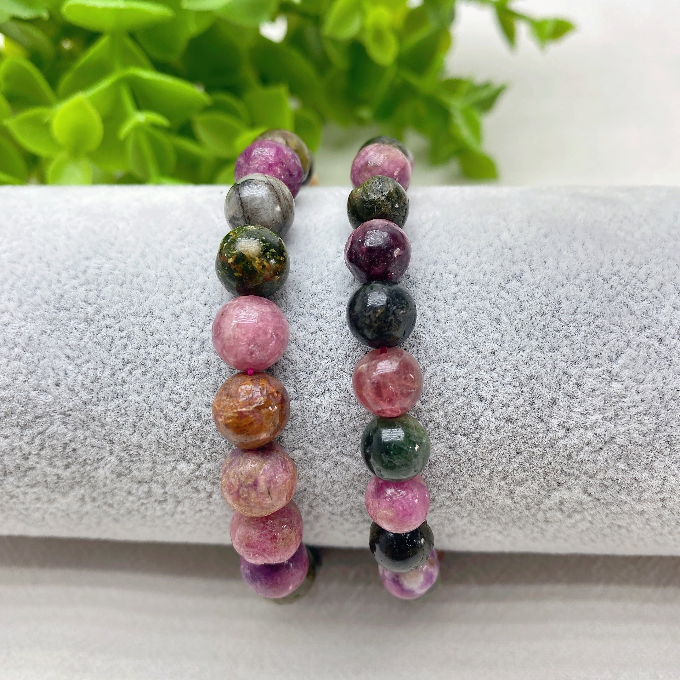 7.5-8.5mm Polished Tourmaline Tumbled Healing Crystals