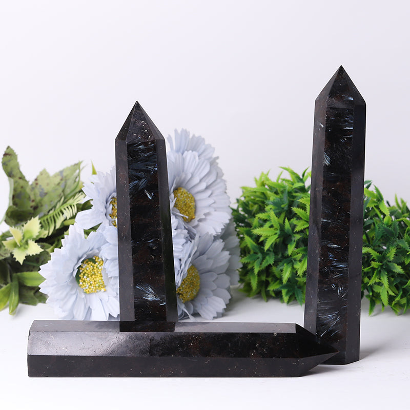 7.5 Inch Astrophylite Crystal Tower for Healing Energy