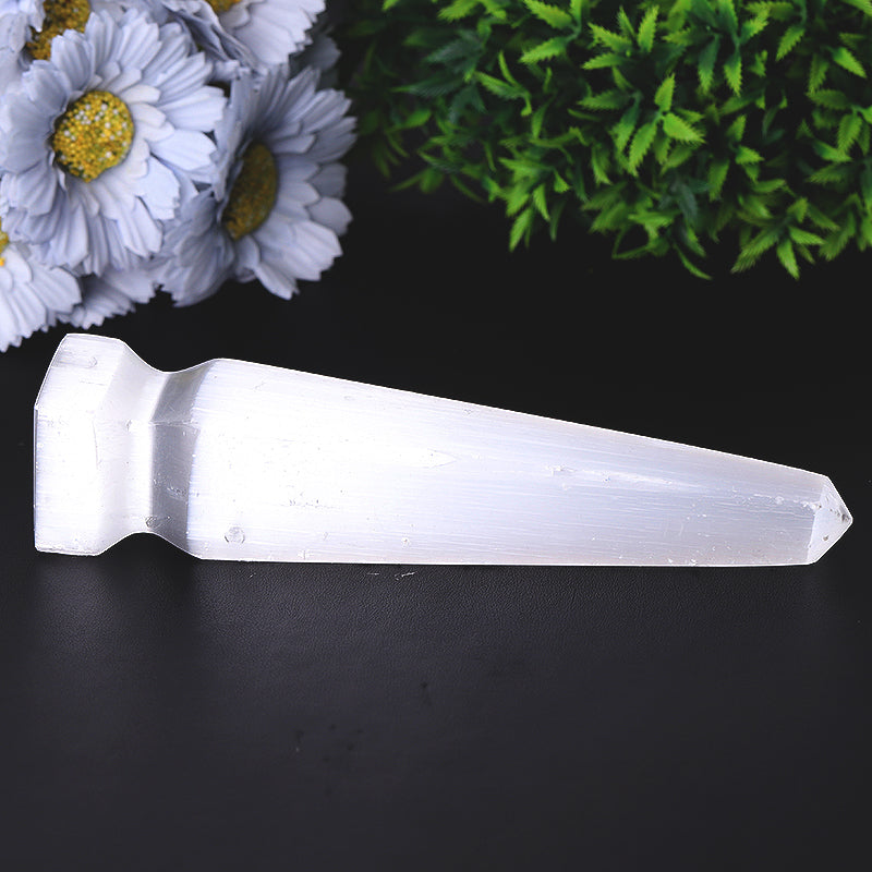 7.5 inch Selenite Tower for Spiritual Meditation