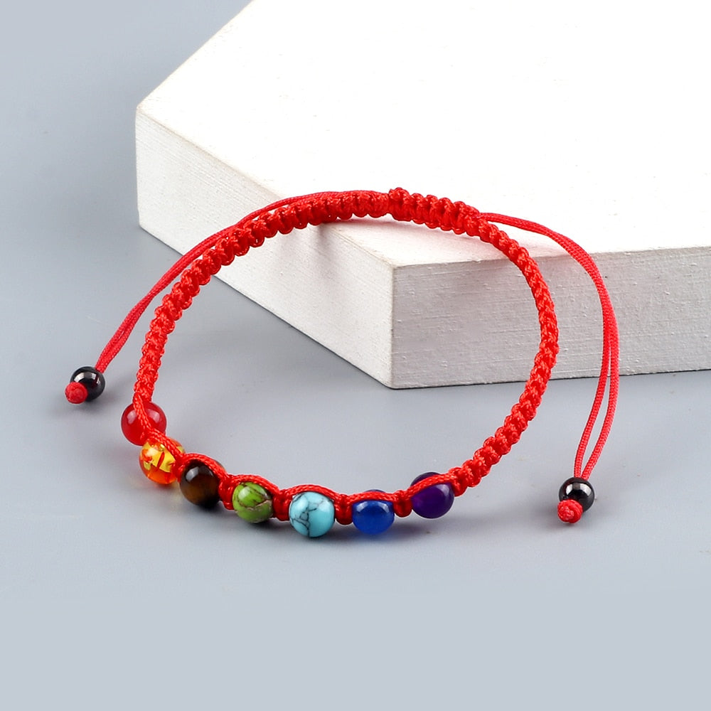 Bracelet d'équilibre énergétique des 7 chakras