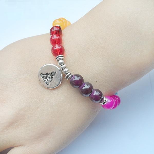 Bracelet de guérison des 7 chakras pour l'équilibre et la vitalité