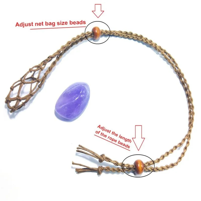 Ensemble de pendentifs en cristal de guérison des 7 chakras 