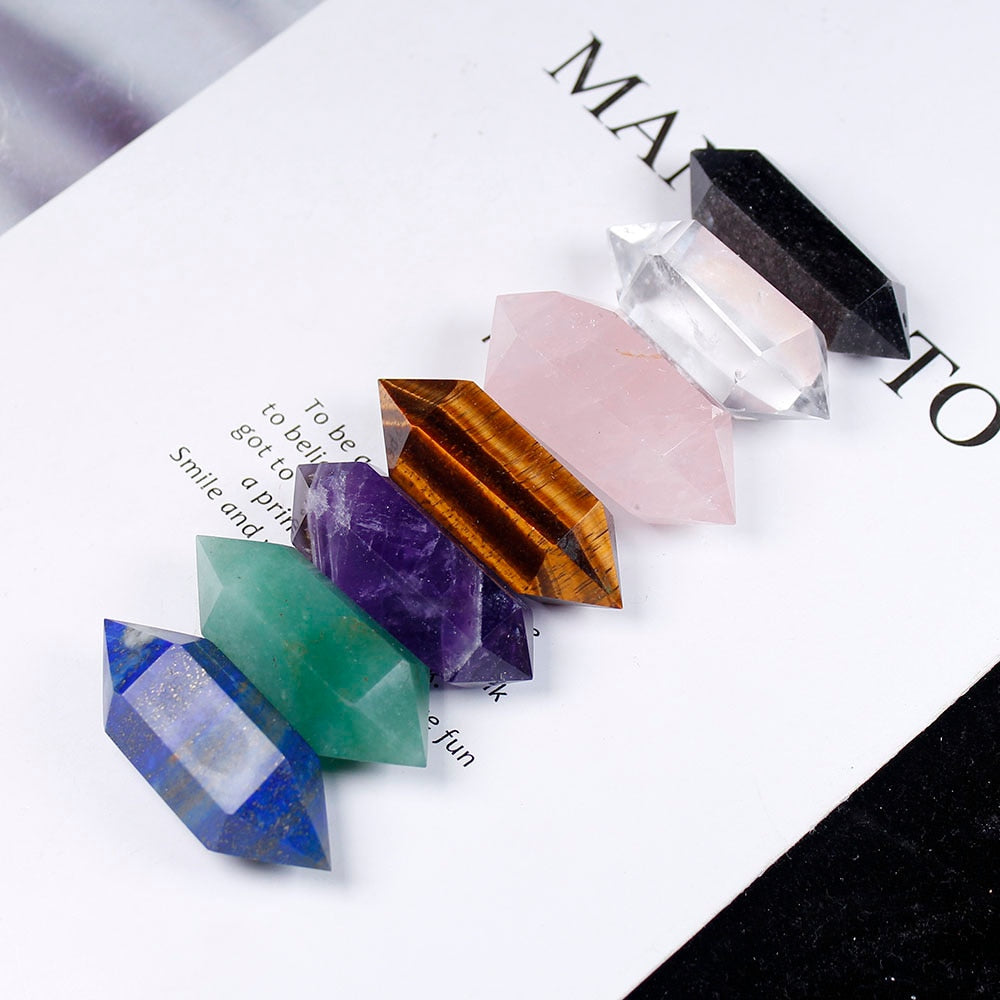 7 points de cristal de guérison des chakras