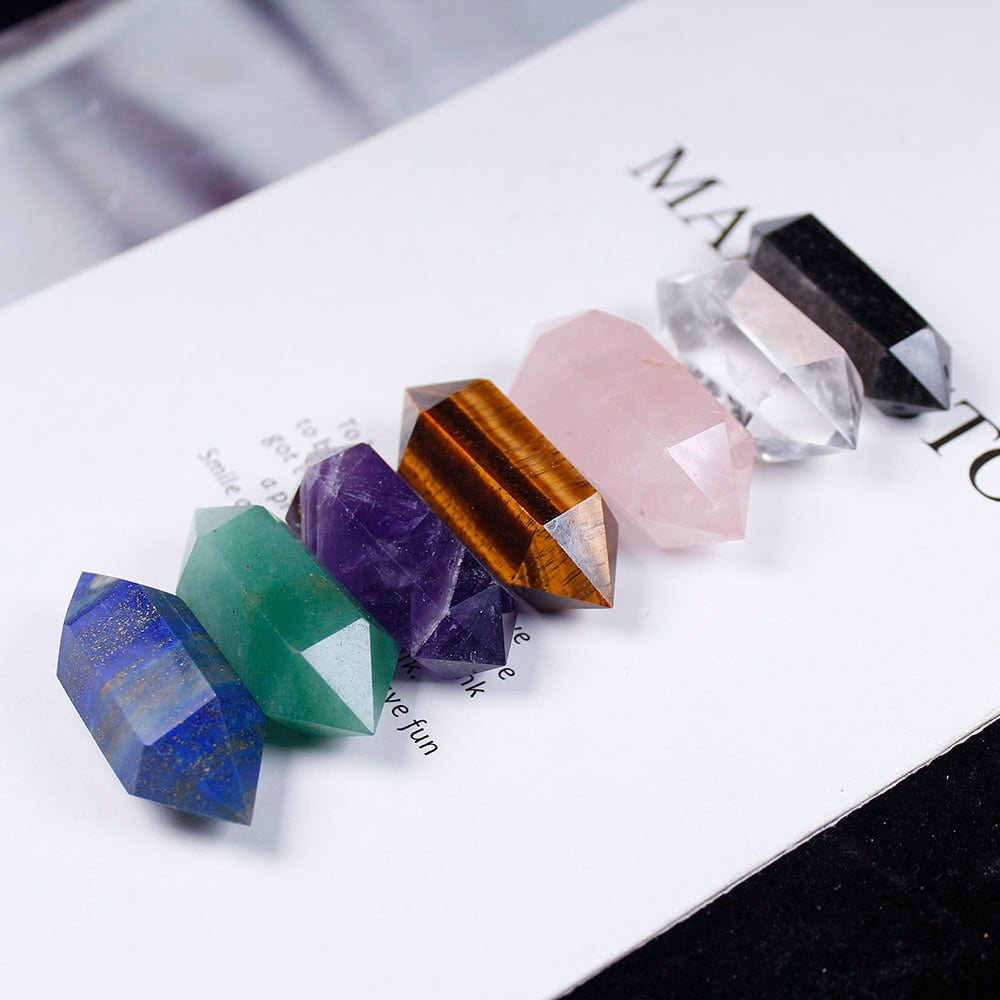 7 points de cristal de guérison des chakras
