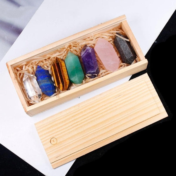 7 points de cristal de guérison des chakras