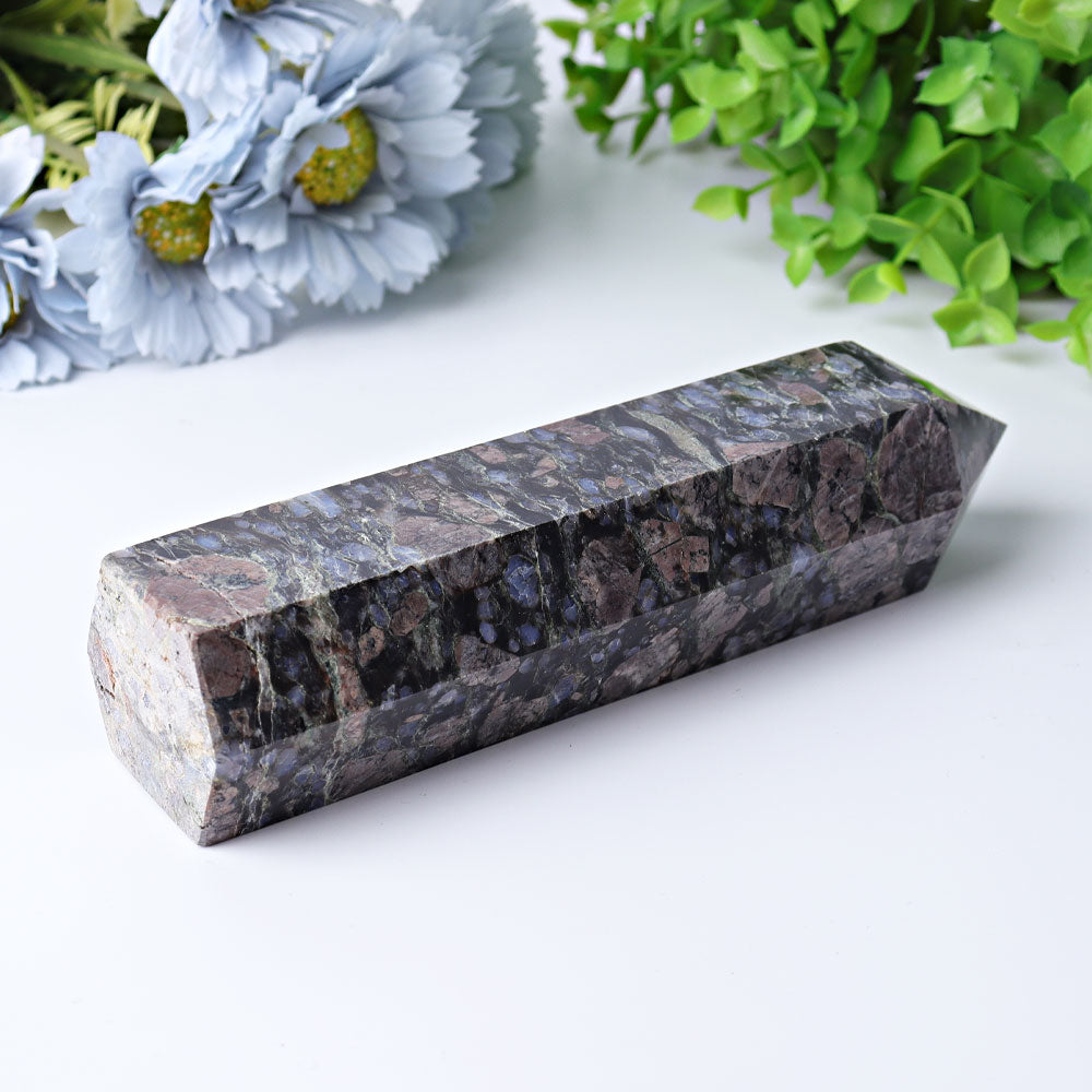 7 Inch Que Sera Polished Crystal Tower for Healing Energy