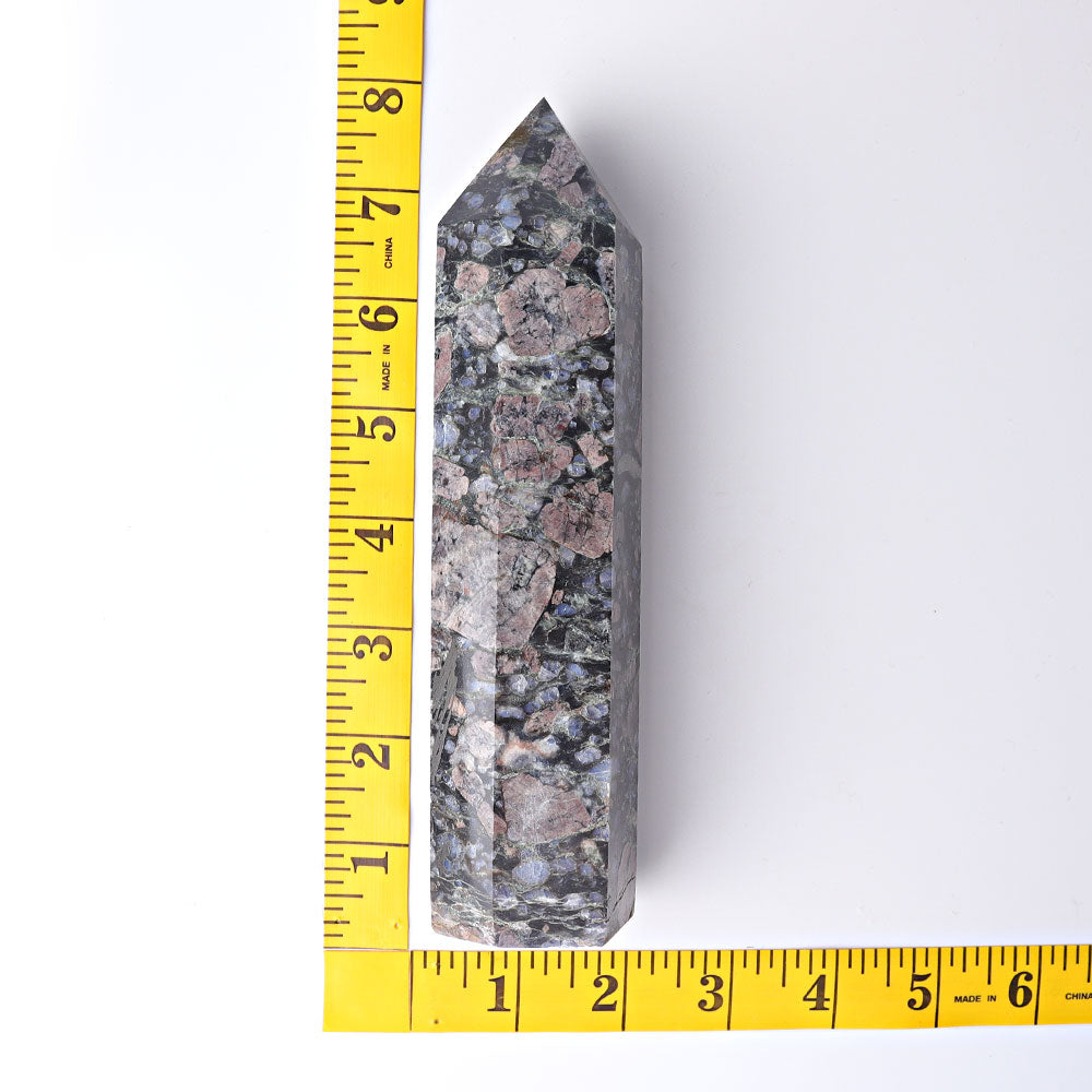 7 Inch Que Sera Polished Crystal Tower for Healing Energy