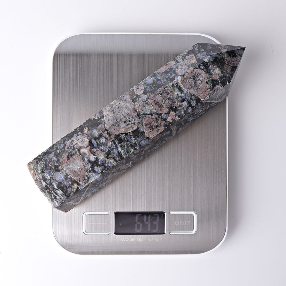 7 Inch Que Sera Polished Crystal Tower for Healing Energy
