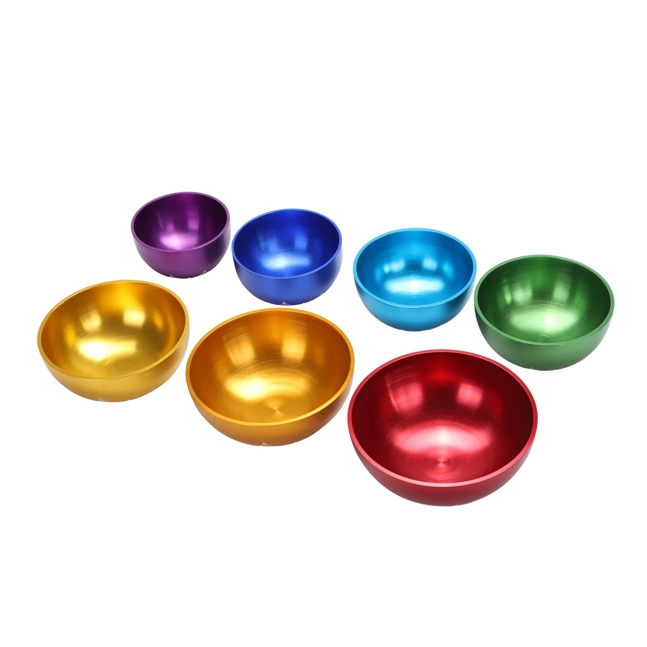 Planetary Tibetan Singing Bowl Set - 7 Pieces Chakra - OM Cosmic Frequencies