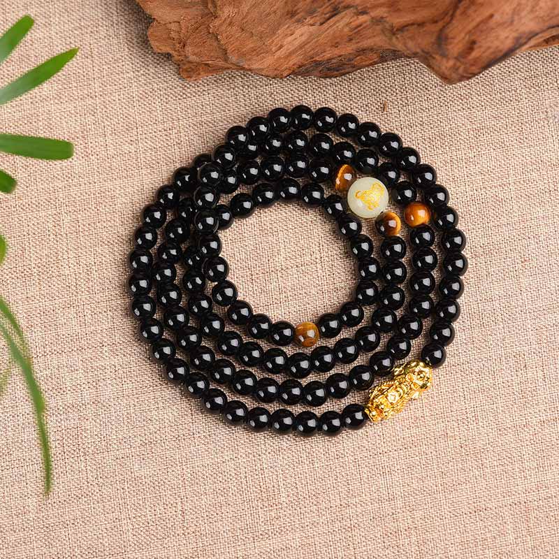 6mm Obsidian PiXiu Protection Pixiu Bracelet