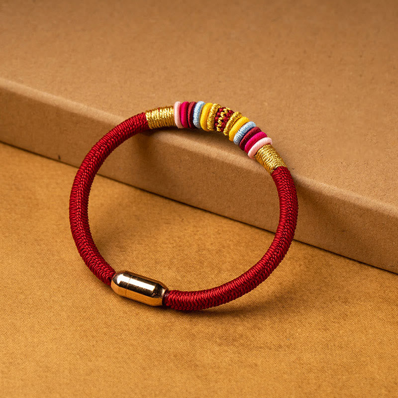 King Kong Knot Red String Protection Bracelet Magnetic Buckle