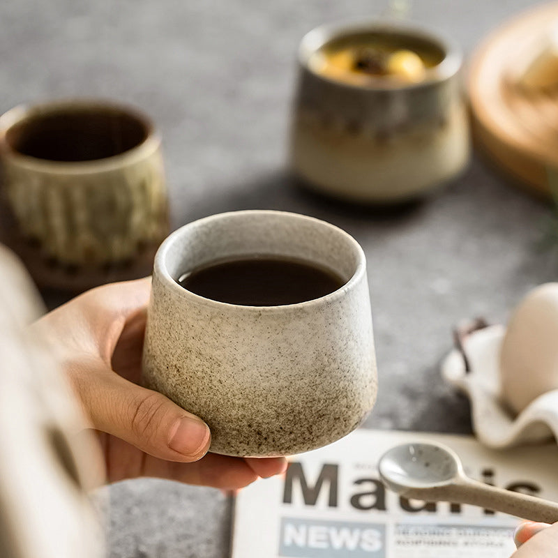Retro Kiln Change Ceramic Coffee Mug 200ml