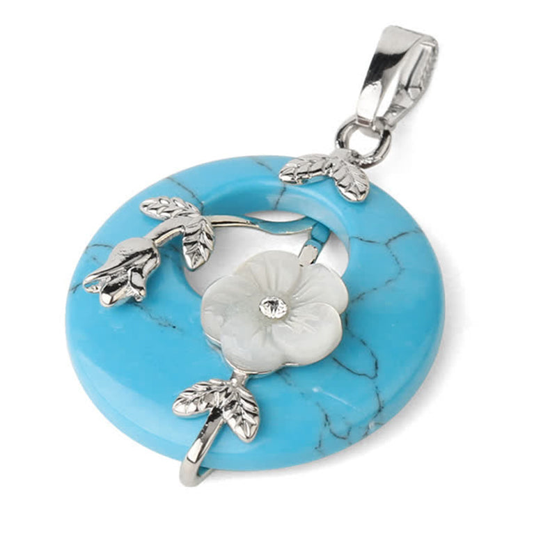 Collier de guérison en aventurine verte et améthyste avec divers cristaux