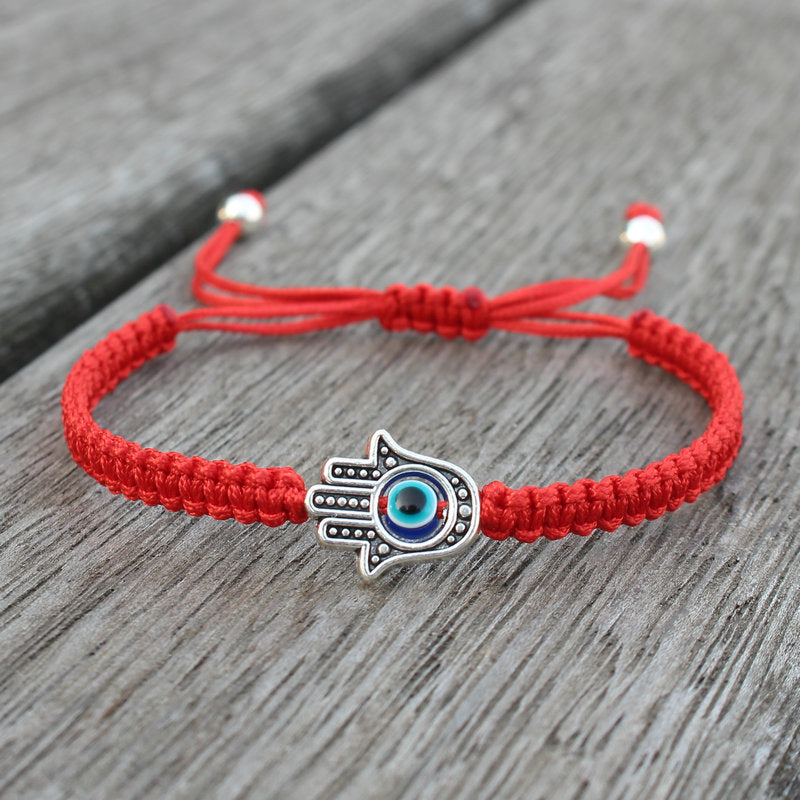 Handmade Hamsa Symbol Protection Bracelet | Luck & Faith