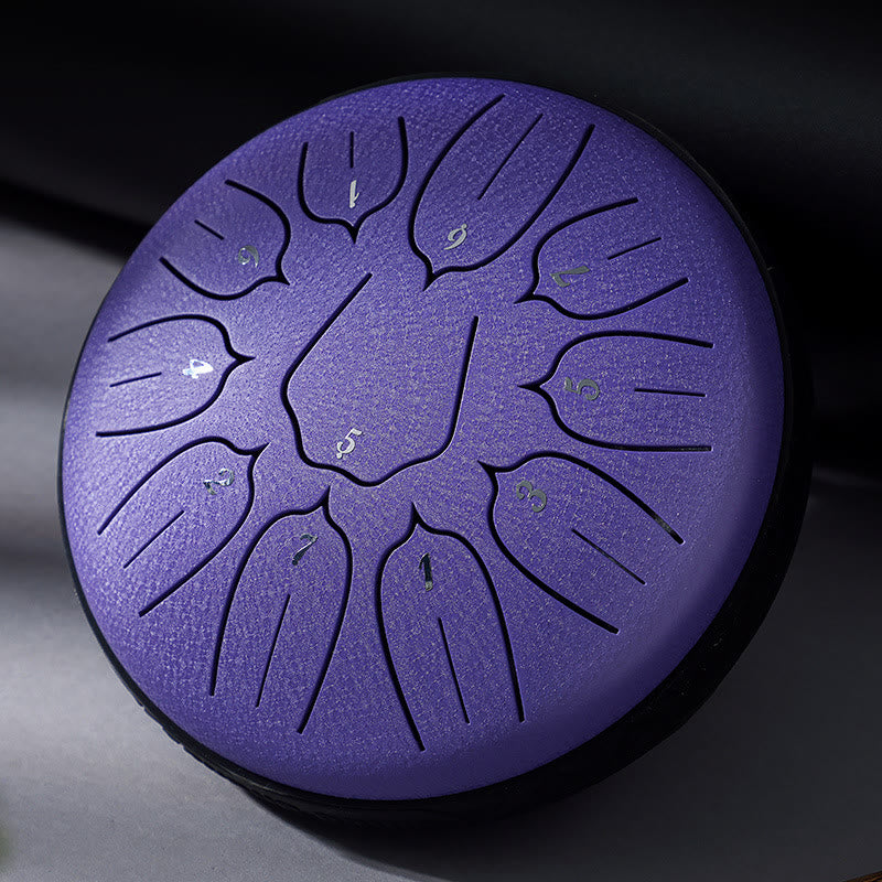 Kit de méditation Lotus de 6 pouces à 11 notes en acier