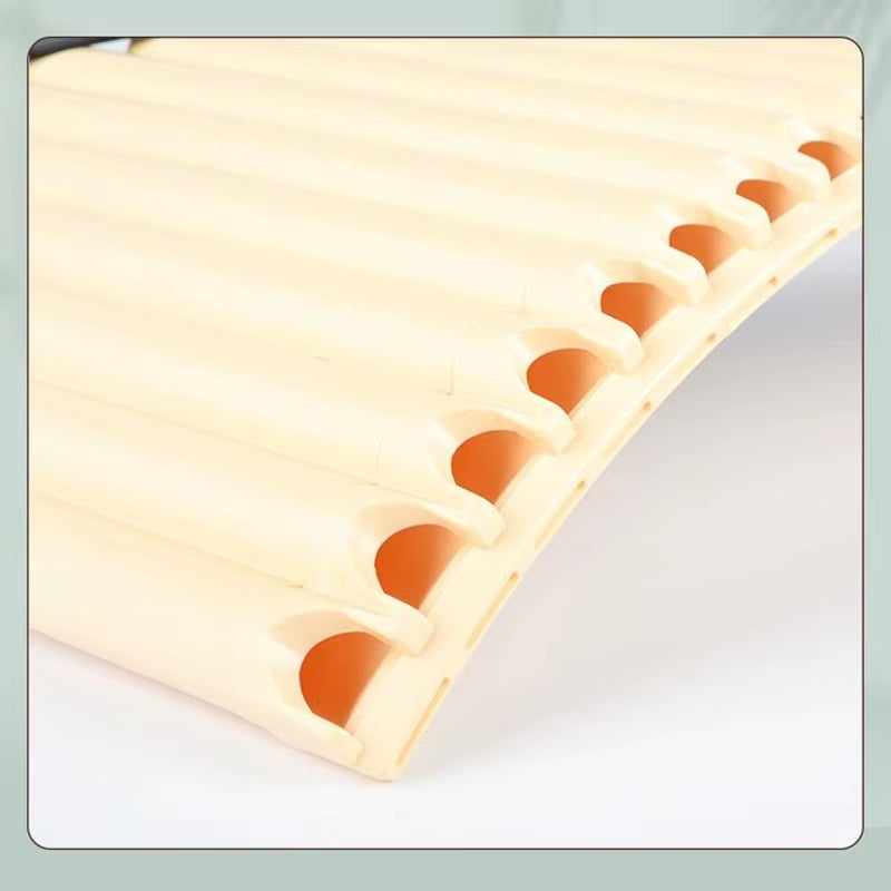 Left Hand ABS Plastic Pipes Panflute for Students, Chinese Folk Musical Instruments, Romania Panpipes C Key New,