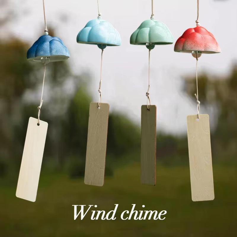 Wind Chime Ornament Cute Mountain Shape Wind Chime Hanging Pendant Home Door Window Eaves Lucky Wind Chime Hnaging Decor 풍경 종