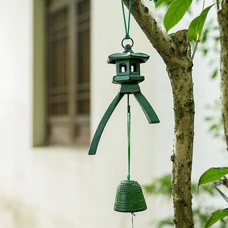 Carillon mural en fer fait main de 75 cm