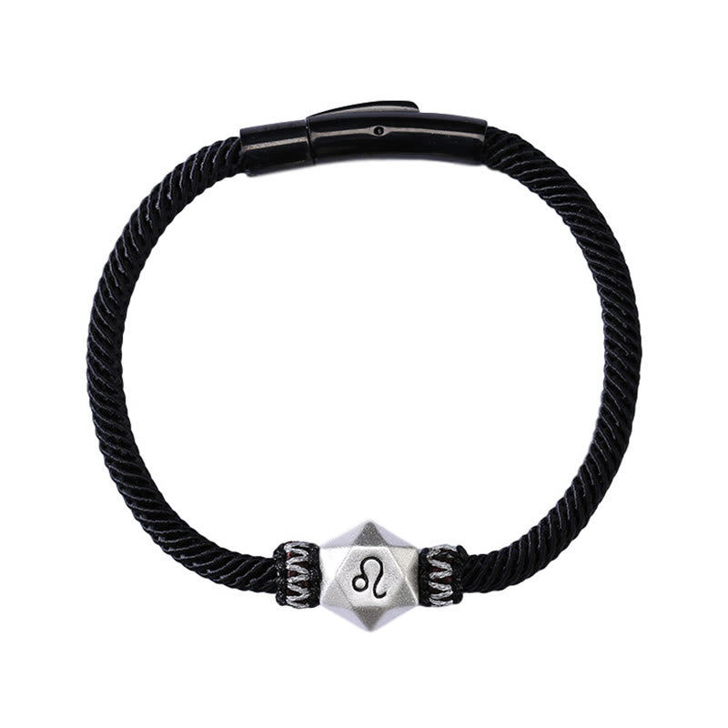 999 Sterling Silver Zodiac Protection Bracelet 17cm