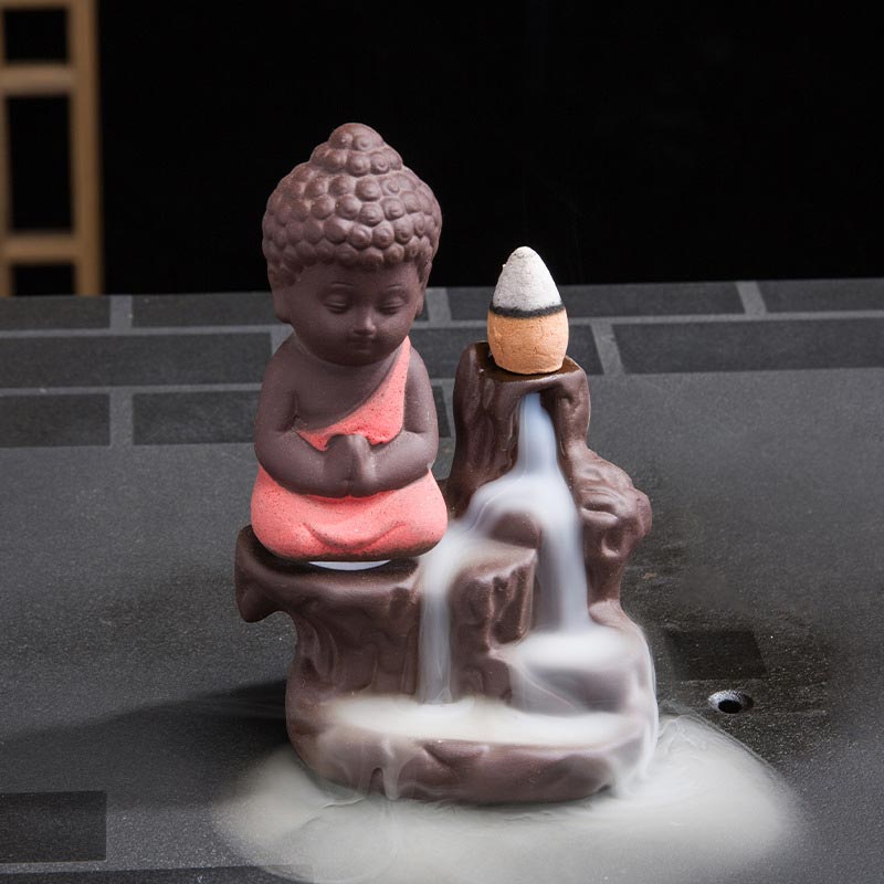 Ceramic Backflow Incense Burner Fountain - Decorative Smoke