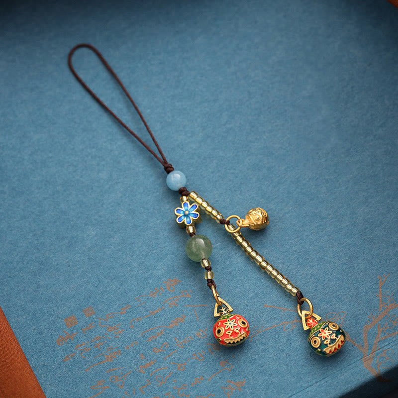 Gold Swallowing Beast Family Luck Key Chain for Car