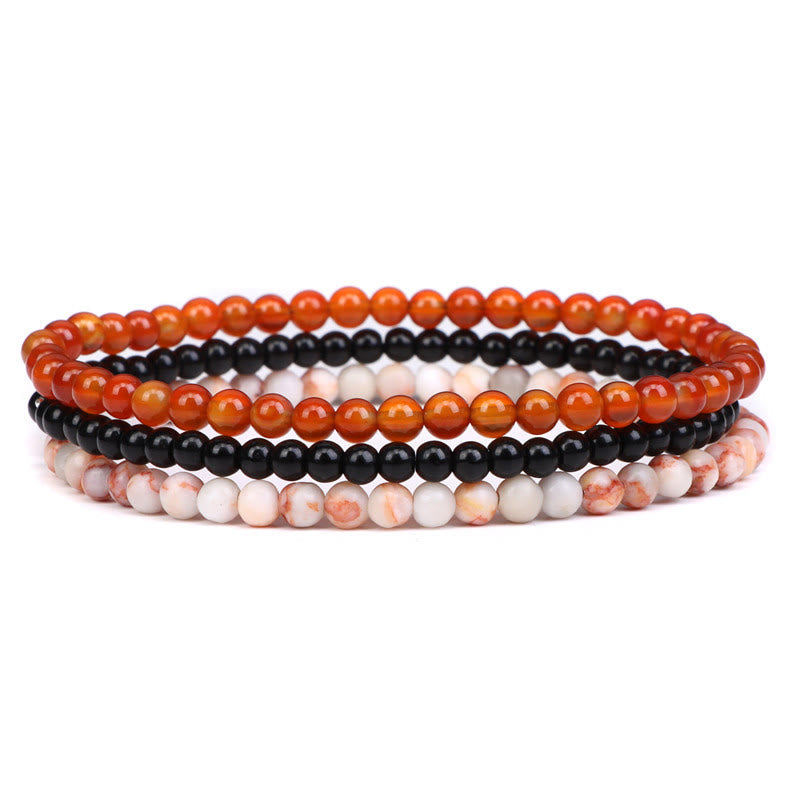 Ensemble de bracelets spirituels en cristal naturel pour la paix intérieure
