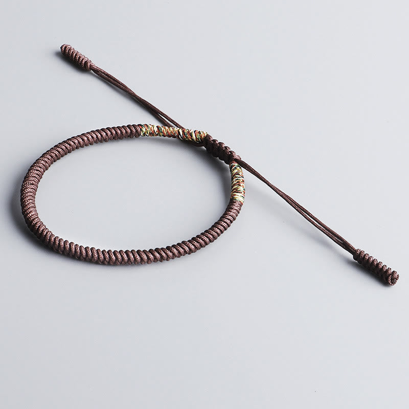 Tibetan King Kong Knot Bracelet Set for Luck & Peace