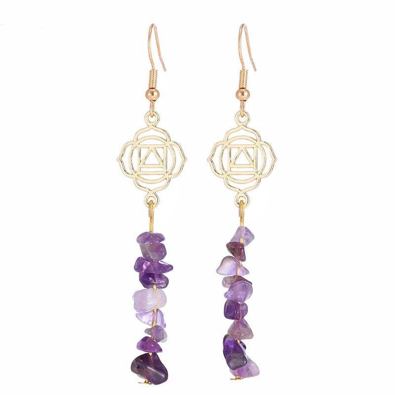 Zen Cairn Citrine Confidence Earrings for Healing
