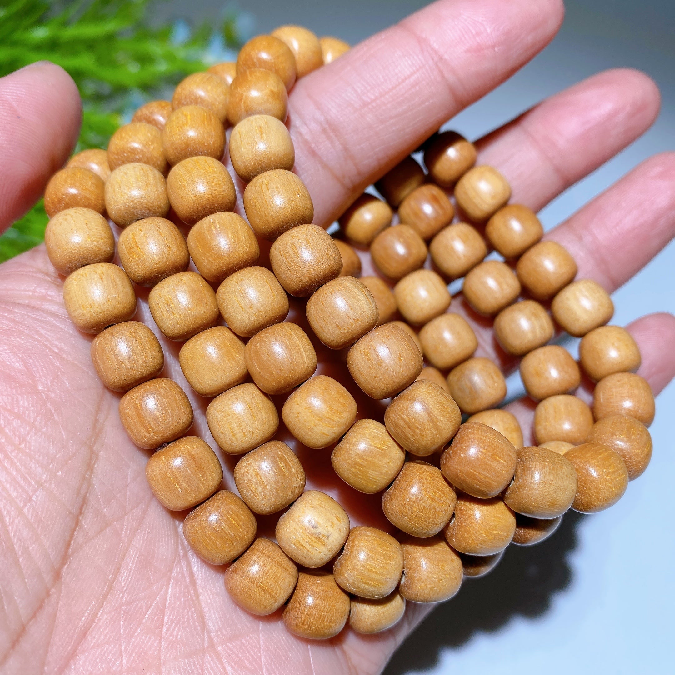 8-12mm Agarwood Bracelets for Healing and Meditation