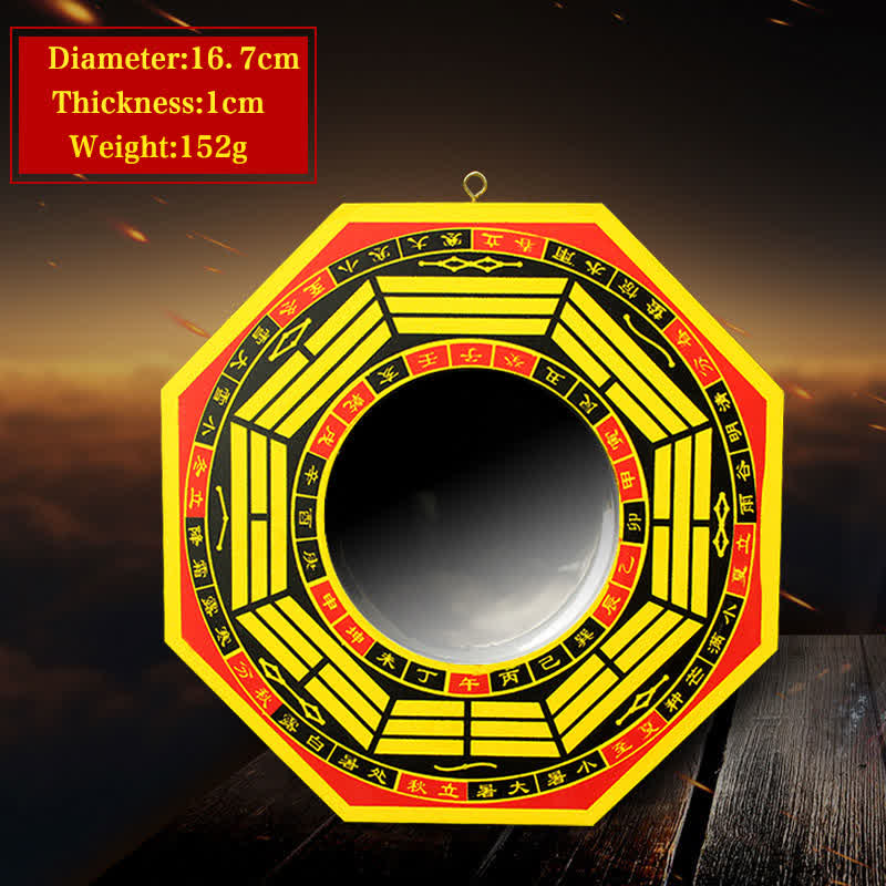 Miroir Feng Shui Bagua de 8 pouces pour l'harmonie et l'équilibre