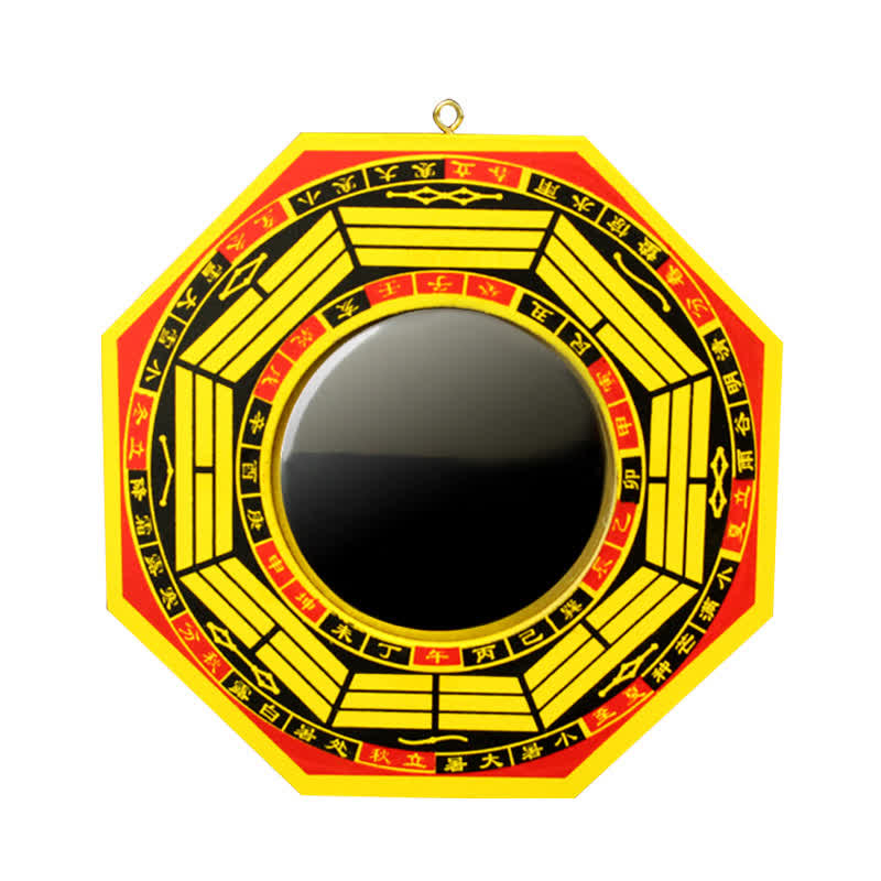 Miroir Feng Shui Bagua de 8 pouces pour l'harmonie et l'équilibre