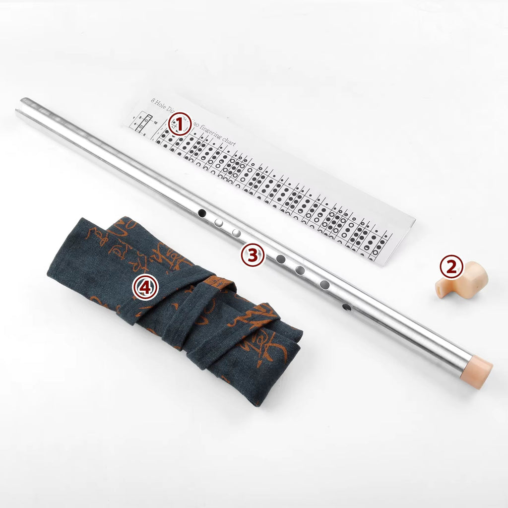 Flûte Xiao En Bambou Professionnelle - 8 Trous, Deux Sections - Instrument à Vent Basse Pour Concert - Qualité Sonore Exceptionnelle