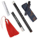 Flûte Traditionnelle Chinoise Xiao En Bambou - Clé De Sol (G), 8 Trous, Bambou Naturel Séché 5 Ans - Instrument Pour Débutants Et Musiciens - 11