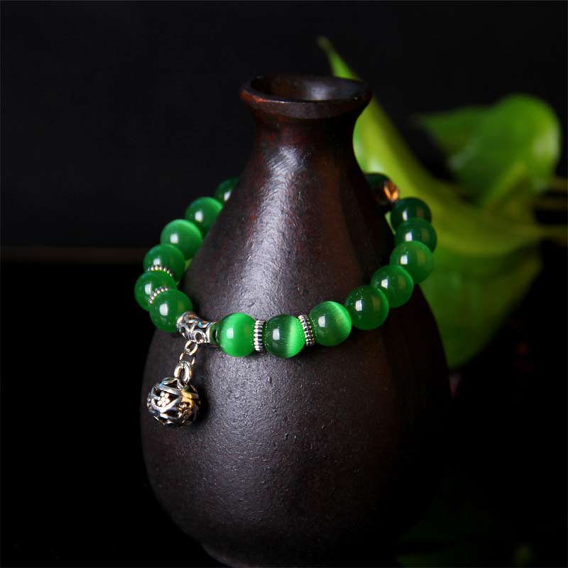 Chrysoberyl Cat Eye Lucky Bracelet | 10mm Handmade Natural