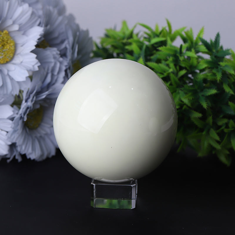80mm Luminous Crystal Sphere for Healing and Energy Balance
