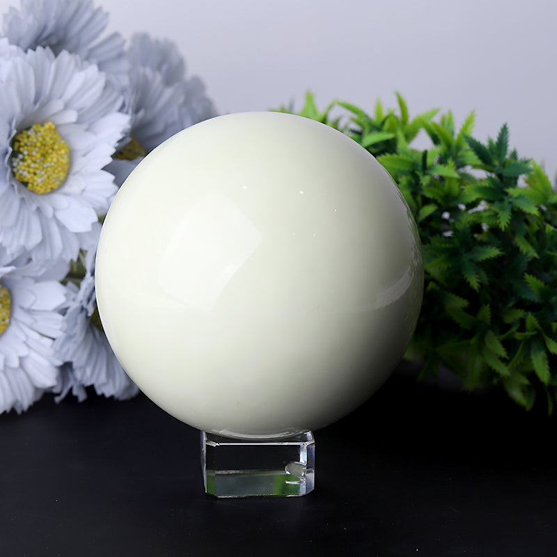 80mm Luminous Crystal Sphere for Healing and Energy Balance