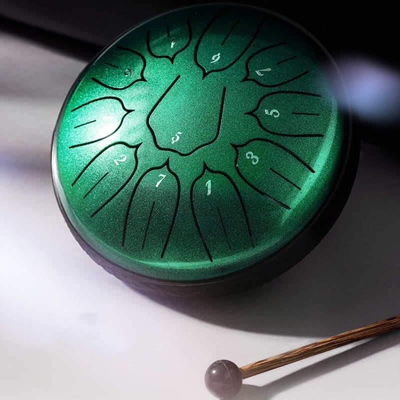 Kit de méditation Lotus de 6 pouces à 11 notes en acier