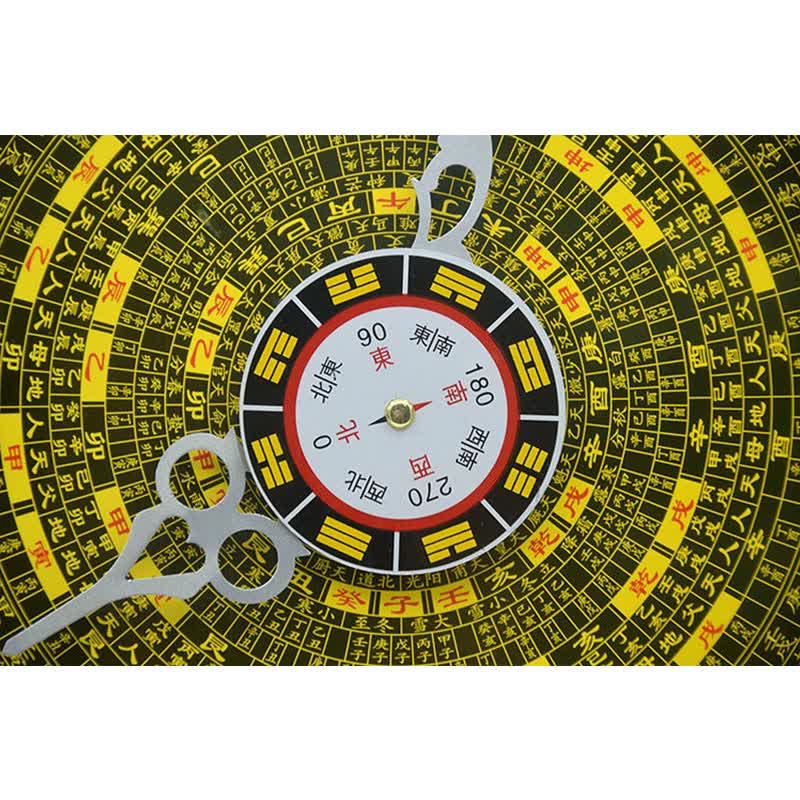 24cm Feng Shui Bagua Map Balance Energy Wall Clock