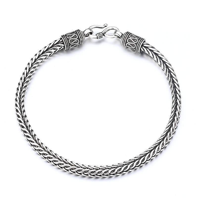 Copper Dragon Bracelet with Vintage Keel Design for Wealth