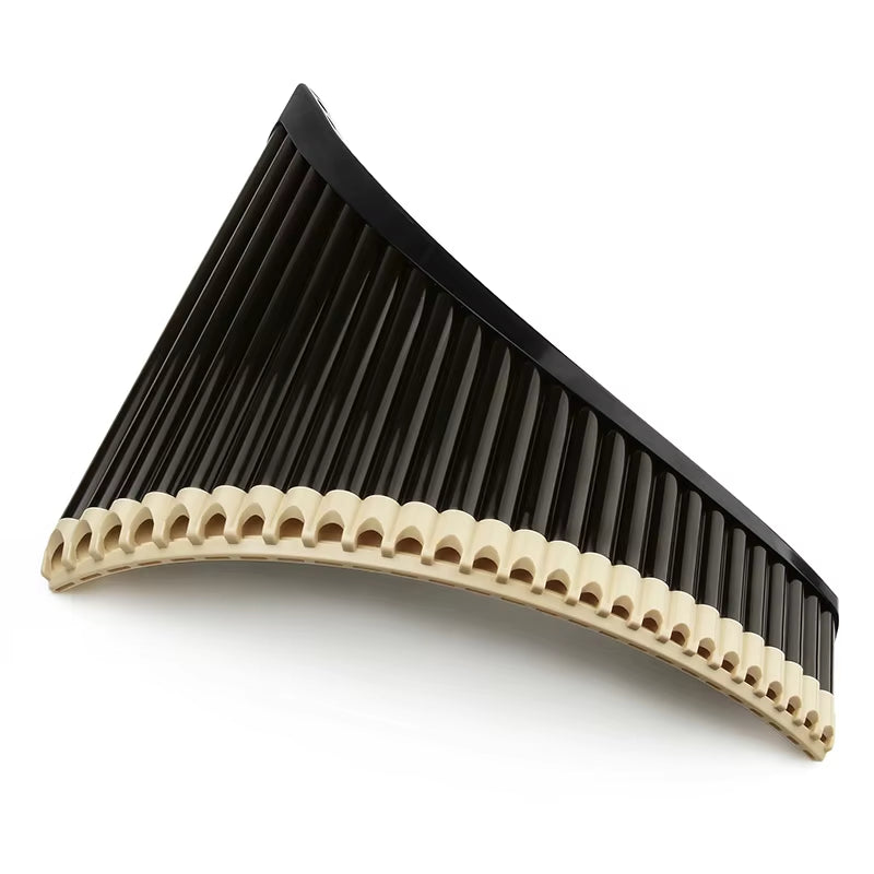 Professional ABS Panflute, Musical Instrument Panpipe, Transverse Pan Fluta Music Wind Musicales, Diatonic Scale, 26 C Key Pipes