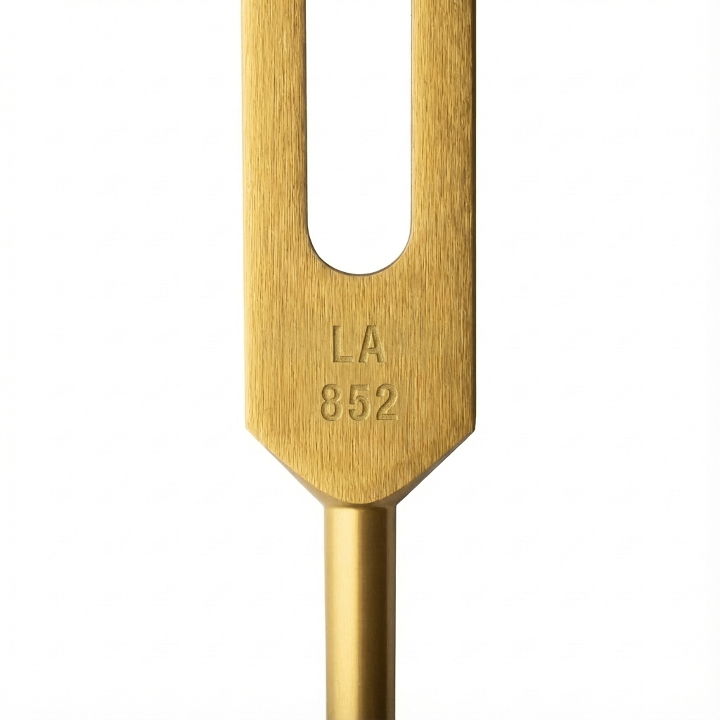 Ensemble de diapasons à résonance longue avec étui et percuteur, thérapie sonore