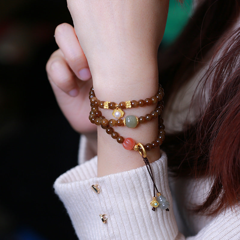 Jade Prosperity Butterfly Gourd Bracelet Necklace