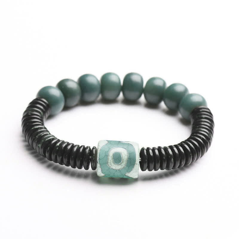 Bracelet spirituel tibétain en graines de Bodhi pour la protection