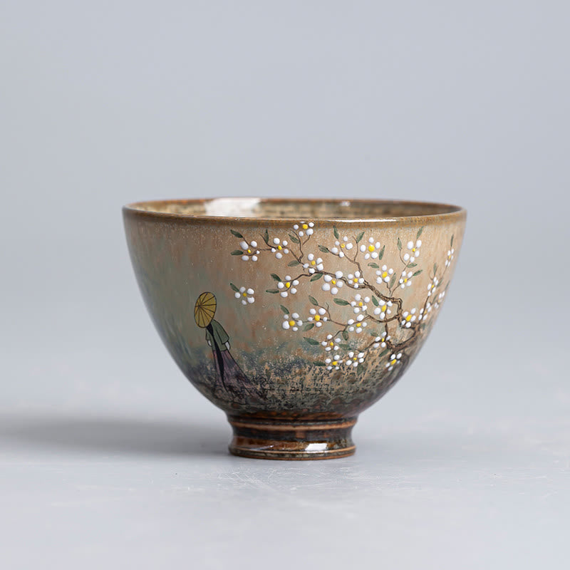 Ru Kiln Jingdezhen Ceramic Zen Decor Teacup 100ml