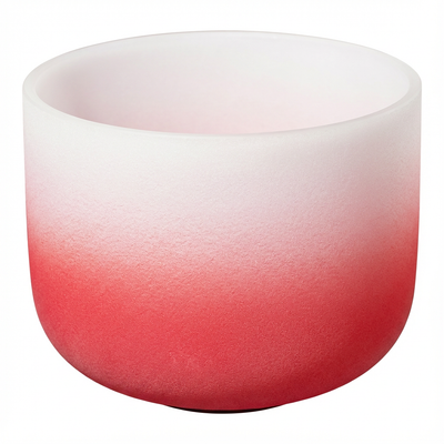 Bol chantant en cristal - Bol de méditation note C du chakra racine