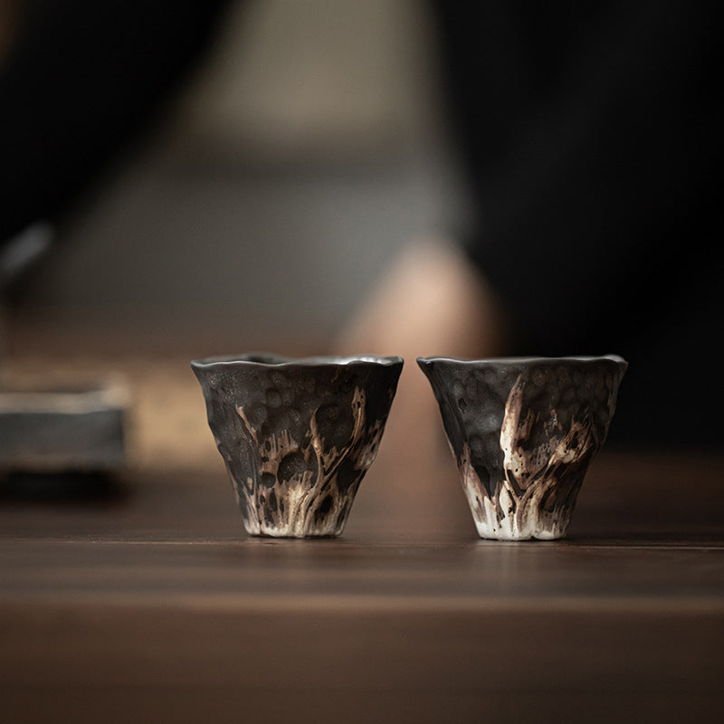 Lotus Flower Zen Ceramic Teacup 50ml | Chinese Ceramic Tea Set
