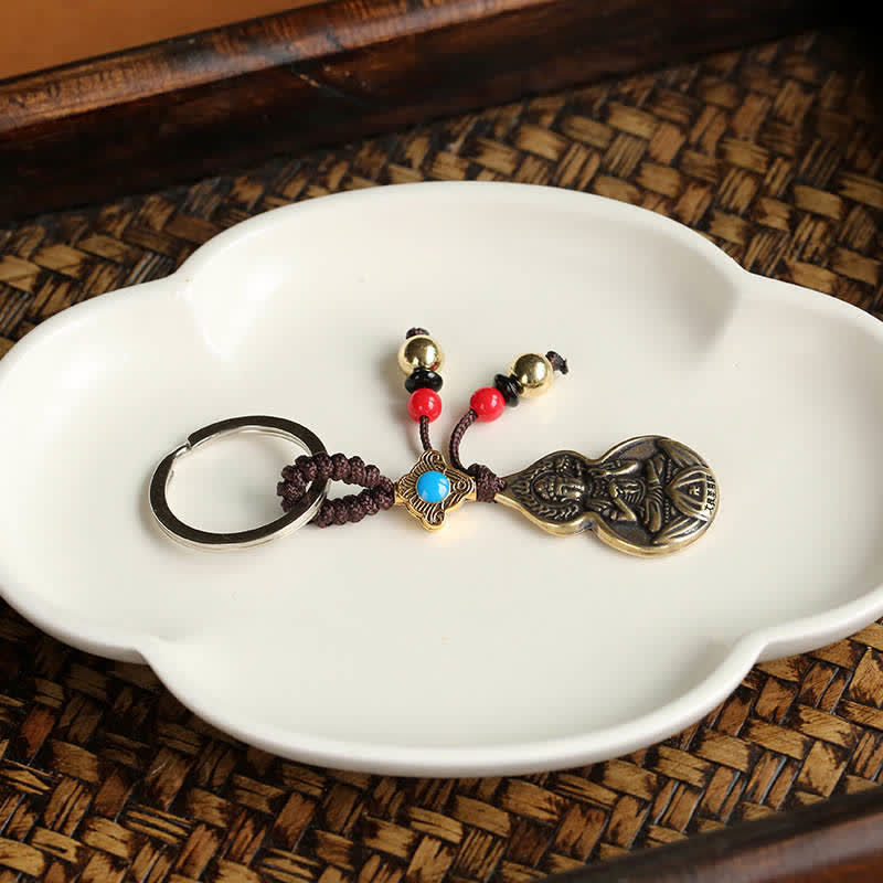 Porte-clés de bénédiction du Bouddha Mahasthamaprapta | Compassion et sérénité