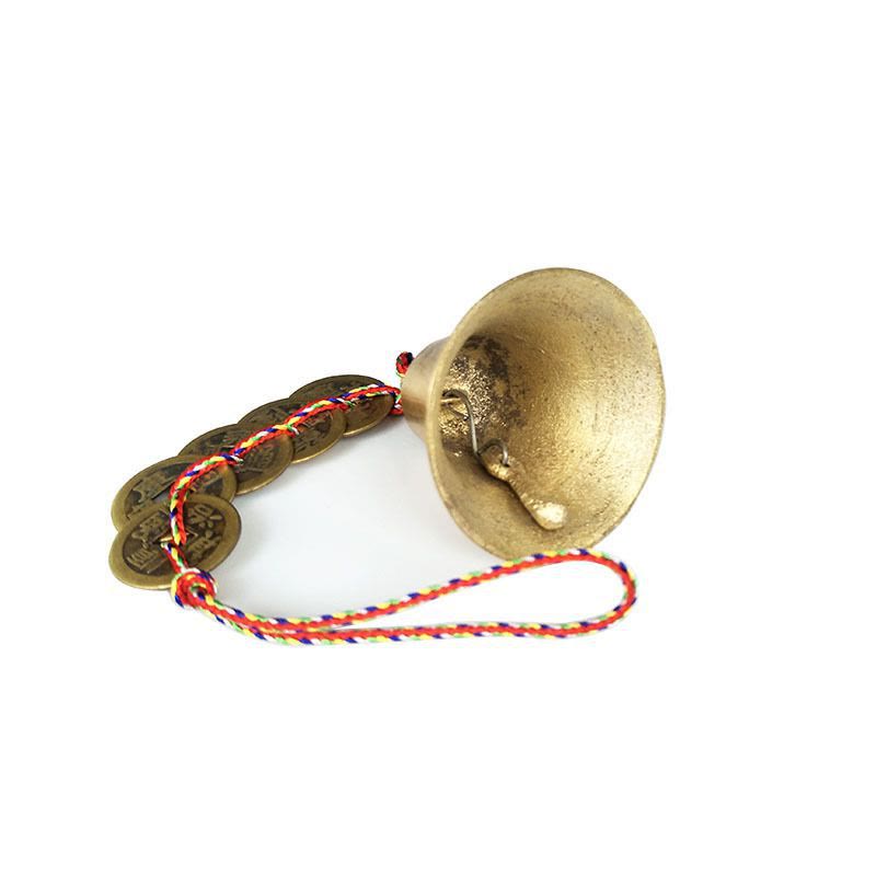 Copper Feng Shui Bell for Wealth and Luck Decoration