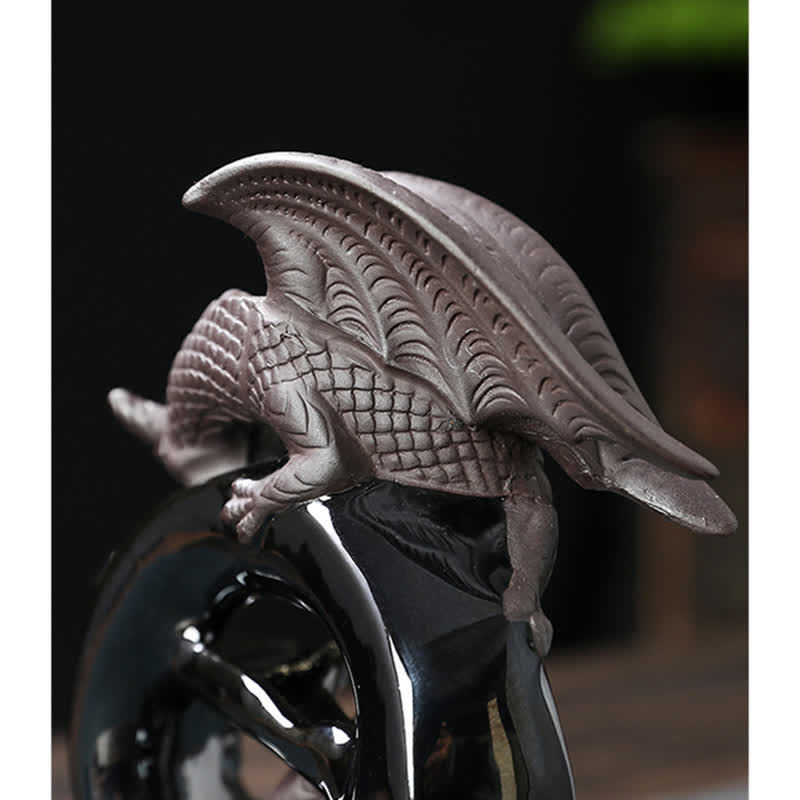 Nordic Ceramic Pterosaur Dragon Backflow Incense Burner
